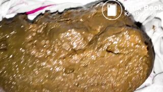Exciting big panty poop