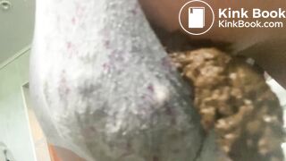 Exciting big panty poop