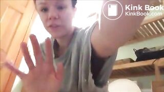 Sexy girl pooping and farting on toilet compilation - video 2
