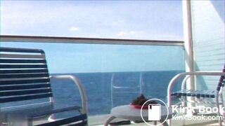 Crazy girl shitting in plate