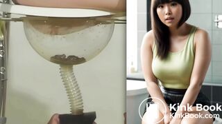 Human Toilet Slave Femdom Scat Asian Funnel Swallow JOI
