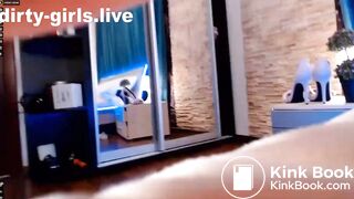 Hot girl pissing and shitting on webcam