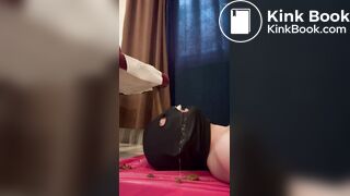 She got upset with him.
