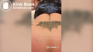 Big booty destroys public toilet