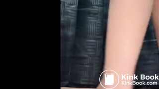 Big assed Latina is having constipation