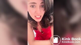 Beautiful Lady Takes a Shit on the Toilet