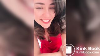 Beautiful Lady Takes a Shit on the Toilet