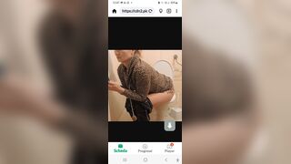 Bulgarian girl pooping on toilet - video 36