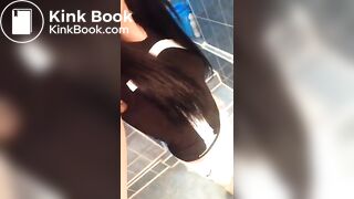 Little cutie shits in her toilet