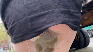 massive pantypoop at the public