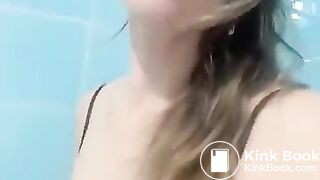 Cute mexican shitting