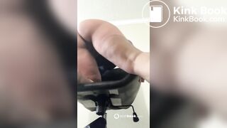 Little poop from beautiful ass