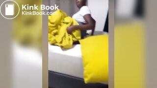 African drunk girl shits herself,friend records