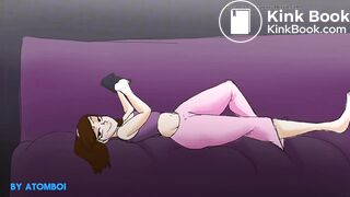 Girl farting and soiling
