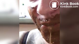 Scary eating on my shit