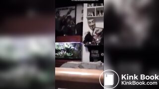 Vintage Sexy White Girl Black & White Panty Poop 2