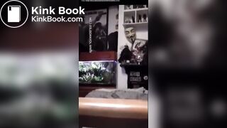 Vintage Sexy White Girl Black & White Panty Poop 2