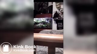 Vintage Sexy White Girl Black & White Panty Poop 2