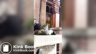 Girls shits on Shit Fountain