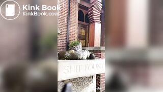 Girls shits on Shit Fountain