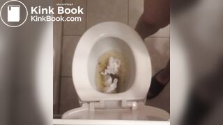 sloppy diarrhea and enema from hairy fat ass