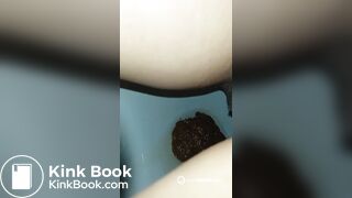 Polish girl pooping on toilet - video 4