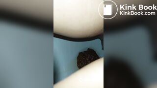 Polish girl pooping on toilet - video 4