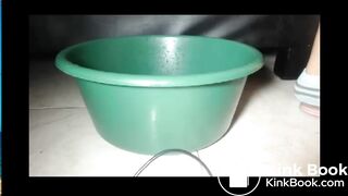 Hot girl shitting, eating, and masturbating