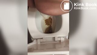 emergency shit from big hairy ass with enema