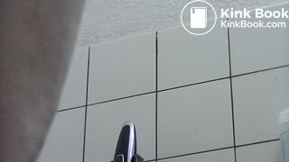 Woman Shitting Up Close
