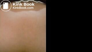 Chinese girl pre poop fart and poop