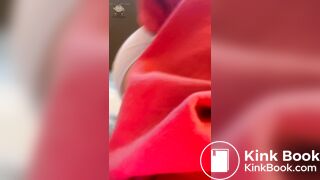 Blonde Hottie Shitting In Her Pull-Ups At Rest Stop