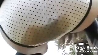 Sexy Hot Japanese Girl Wet White Panty Poop