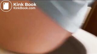 Girl pooping on toilet - video 92