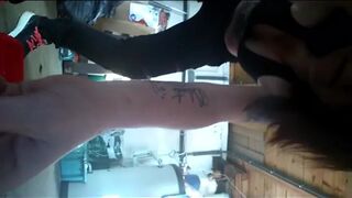 Severe woman shits in your garage