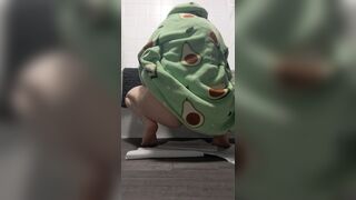 British girl pooping on floor