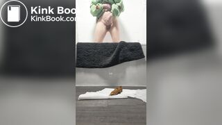 British girl pooping on floor