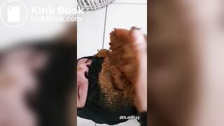 Faceshitting scat slave