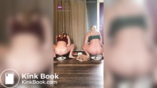 Hot girls making a shit meal