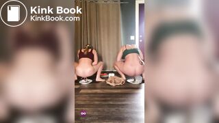 Hot girls making a shit meal