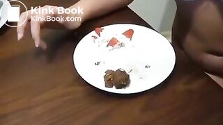 Just consuming feces..