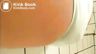 Retro Sexy Hot White Teen Girl Wet White Panty Poop