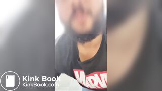 Hot girl shitting in tray and boyfriend eats it