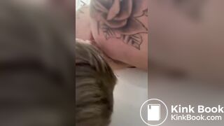 Goddess uses human toilet