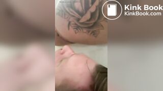 Goddess uses human toilet