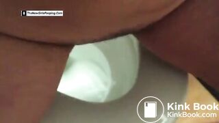 She talks and you see her poop very close up