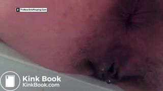 She talks and you see her poop very close up