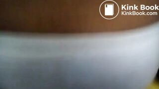 Sexy Hot Young Teen Latina Large White Panty Poop