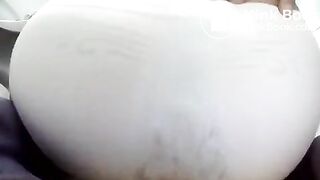 Sexy Hot Young Teen Latina Large White Panty Poop