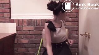 Two Clips of sexy girl having desperate diarrhea